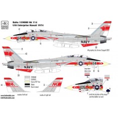 Decals for 1/48 Grumman F-14A Tomcat VF-1 Wolfpack USS Enterprise