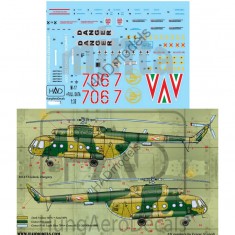 Decals for 1/72 Hungarian Mi-17 706/707