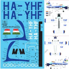 Decals for 1/72 Malev AN-2 (old painting)