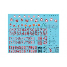 Decals for 1/72 Aero L-29 (Hungarian, Bulgarian, Romanian)