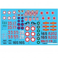 Decals for 1/72 MiG-21 UM