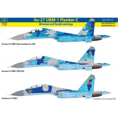 1/72 Ukrainian and Kazakh Su-27UB Decal Sheet
