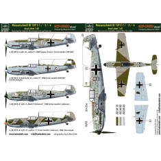 1/48 Messerschmitt Bf 109 E-1/E-2/E-3 Decal Sheet