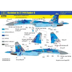 1/32 Su-27B Ukrainian Digital Camouflage Paint Mask for Trumpeter kit
