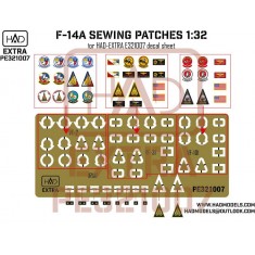 1/32 F-14A-D VF-2/VF-101/VF-31 Sewing Patches Photo-Etched Parts