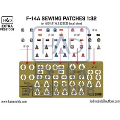 1/32 F-14A-D VF-143/VF-154/VF-41/VF-102 Sewing Patches Photo-Etched Parts