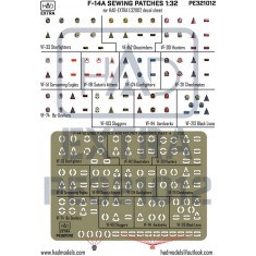 1/32 F-14 VF-33/VF-51/VF-74/VF-103 Sewing Patches Photo-Etched Parts