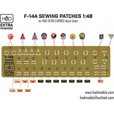 1/48 F-14A VF-1/VF-84/VF-111 Sewing Patches Photo-Etched Parts