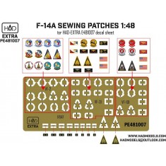 1/48 F-14A-D VF-2/VF-101/VF-31 Sewing Patches Photo-Etched Parts
