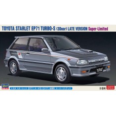 1/24 Japanese Saloon Car Toyota Starlet EP71 Turbo-S (3 Door) Late Super-Limited
