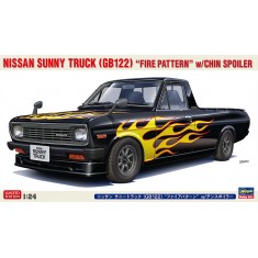 1/24 Nissan Sunny Truck (GB122) ''Fire Pattern'' with Chin Spoiler
