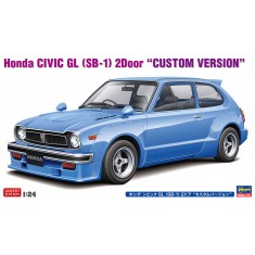 1/24 Honda Civic GL (SB-1) 2-Door Custom Version (1972)