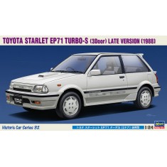 1/24 Japanese Saloon Car Toyota Starlet Ep71 Turbo-S (3 Door) Late Version
