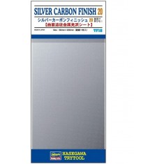 TF-18 Adhesive Detail & Marking Film #Silver Carbon Finish #20 (90mm x 200mm, 1pc)