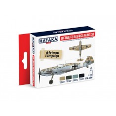 Acrylic Paint Set for Airbrush - Luftwaffe in Africa Camouflage (17ml x 4)