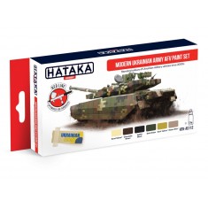 Acrylic Paint Set for Airbrush - Modern Ukrainian Army AFV Since 2000s (6x 17ml)