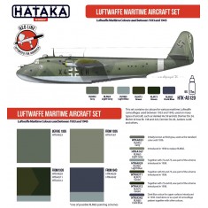 Acrylic Paint Set for Airbrush - Luftwaffe Maritime Aircraft (6x 17ml)