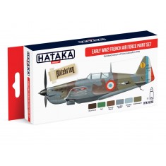 Acrylic Paint Set for Airbrush - WWII Early French Air Force 1940 (17ml x 6)