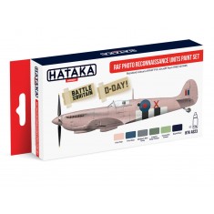 Acrylic Paint Set for Airbrush - Raf Photo Reconnaissance Units from 1940 till 1945 (17ml x 6)