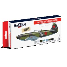 Acrylic Paint Set for Airbrush - Early WWII Soviet Air Force from 1937 till Sep 1943 (17ml x 8)