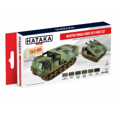 Acrylic Paint Set for Airbrush - Modern Finnish Army AFV since 1959 (17ml x 6)