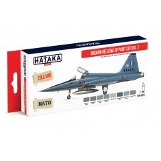 Acrylic Paint Set for Airbrush - Modern Hellenic AF Vol.2: Greek Aircraft since 1980s (17ml x 8)