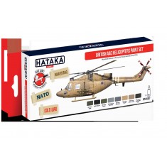 Acrylic Paint Set for Airbrush - British AAC Helicopters Since Early 1970s (17ml x 8)