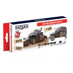 Acrylic Paint Set for Airbrush - Early WWII German AFV 1923-43 (17ml x 8)