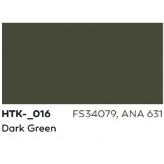 Acrylic Paint for Brush - Dark Green #FS34079 ANA 631 (17ml)