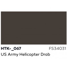 Acrylic Paint for Brush - US Army Helicopter Drab #FS34031 (17ml)