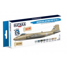 Acrylic Paint for Brush - Modern Royal Air Force Vol.2: RAF Aircraft 1950s-1990s (17ml x 8)