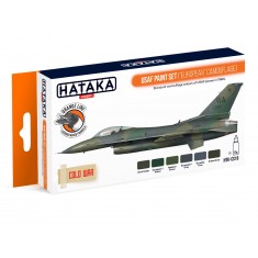 Lacquer Paint Set - USAF "European" Camouflage in 1980s (17ml x 6)