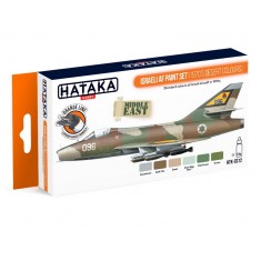 Lacquer Paint Set - Israeli AF 1970s Desert Colours (6 x 17ml)