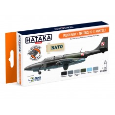 Lacquer Paint Set - Polish Navy / Air Force TS-11 Iskra (17ml x 6)