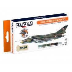 Lacquer Paint Set - Polish Air Force Su-22M4 / UM3K Fleet late 1990s-2015 (17ml x 6)