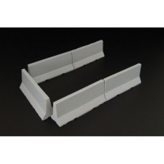 1/48 Modern Concrete Road Barriers