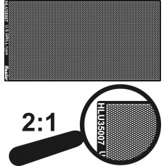 1/35 Engraved Plate-US Grill Type (PE total dim. 100x50mm)