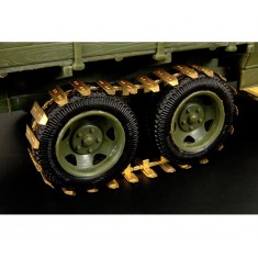 1/35 GaZ AAA-BA-10 Track PE parts for Zvezda/Eastern Express/Toko kit