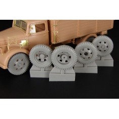 1/48 Opel Blitz Wheels For Tamiya/Supermodel Kit