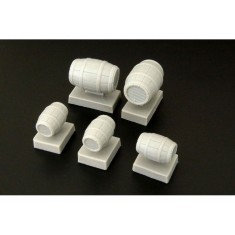 1/48 Wooden Barrels (5pcs)