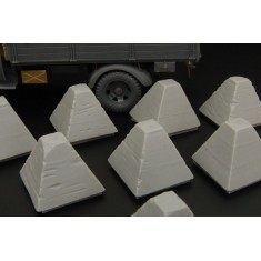 1/48 Dragon's Teeth Tank Traps Anti-tank Barrier