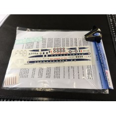 Decals for 1/96 RAAF Vickers Viscount 839 34 SQN VIP Transport