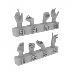 1/32 Hands Set 5 (4 Pairs, 54mm Compatible)