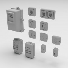 1/35 Civil Indoor Electrical System