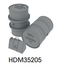 1/35 SS Fuel Drums