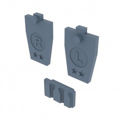 1/35 Sherman Bogies Adapters for Tamiya kit