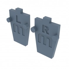 1/35 Sherman Bogies Adapters for Meng kit