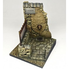 1/35 Corner with Fountain (8x8 base)