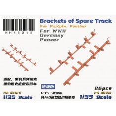 1/35 WWII German Panther Spare Track Brackets