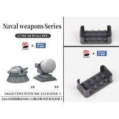 1/700 Russian Navy AK-630 Ciws w/Mr-123 Radar I